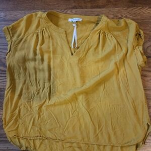 Rose & Olive Mustard Blouse